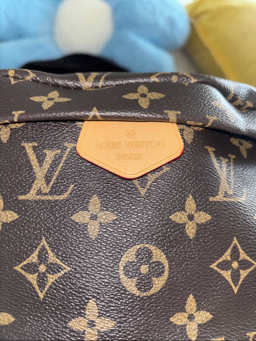Louis Vuitton Monogram Canvas Fanny Pack Crossbody Bumbag in Brown and Tan - Picture 13 of 15